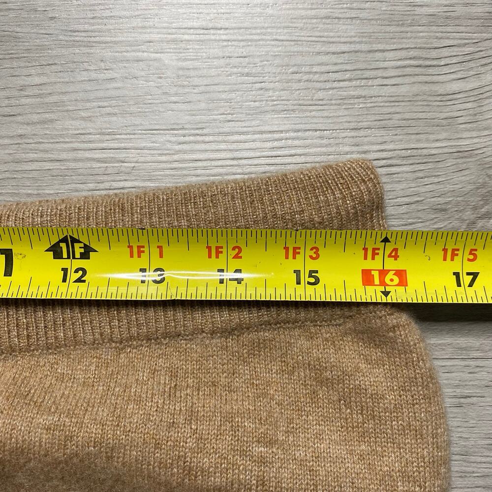 Charter Club Cashmere Sweater Set Pants Medium Light Brown Oatmealish - Picture 9 of 11